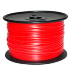 Пластик PLA 3мм колір Red, котушка 1кГ