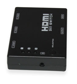 Конвертер HDMI коммутатор 3 входа, ДУ