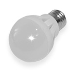 Лампа Світлодіодна LED 5w тепле світло, молочний пластик