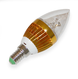 Набор для сборки Лампа светодиодная 3W, Е14, холодный свет