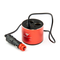 Auto splitter-charging B-084, USB 4.1A, in a cup holder