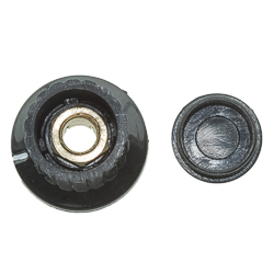 Potentiometer Knob KYP25-18-6J black for 6mm axle