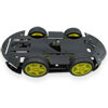 Robot chassis<gtran/>  4-wheel drive, black<gtran/>