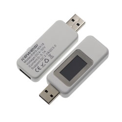 USB вольт-ампер-ваттметр MX18 білий
