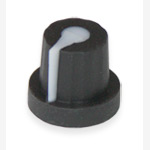 Handle on axle 6mm Star<gtran/> AG7 16x14 Black with white pointer<gtran/>