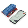 Remote control with receiver  IR 4 relay