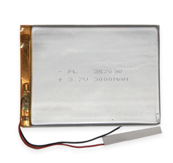 Li-pol battery  357090P, 2500mAh 3.7V with protection board