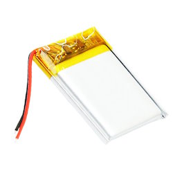  Li-pol battery 751435P, 300 mAh 3.7V with protection board