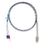 temperature sensor Thermocouple K-type M10 shielded with 2m springs.