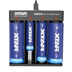 Charger for Li-Ion batteries XTAR MC4, for 4 rechargeable batteries