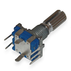 Encoder series RE11 (EC11)  RE1101CF1-H01 (K) L = 20mm with vertical button metal shaft