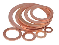 Copper washer M12*18*1.5mm flat Cu