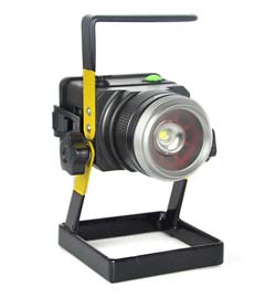  Spotlight on stand  BORUIT RJ-2144T CREE T6 ZOOM rechargeable