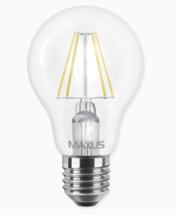 Лампа светодиодная MAXUS LED A60 FM 8W 4100K 220V E27