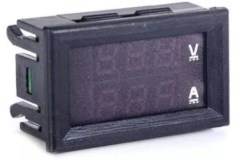 Module Amperevoltmeter 0-100V 1A red-blue