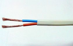 Power cable ШВВП 2х1,0 white