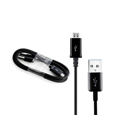 Cable  USB 2.0 AM/BM micro-USB 0.85m black PVC