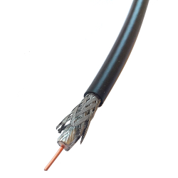 Antenna cable RG6 [F690BVF-CU] 1.02CU 6.9mm 75 Om (PE) black