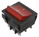 Key switch<gtran/> KCD7-302 ON-ON 9pin RED