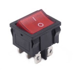 Key switch<gtran/>  KCD1-202N-6 backlit ON-ON 6pin red<draft/>