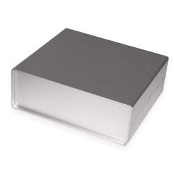 Корпус алюминиевый 80*215*190MM KH-195-3 (AL-10) Silver