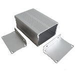 Корпус алюмінієвий<gtran/> 110*76*46MM aluminum case SILVER