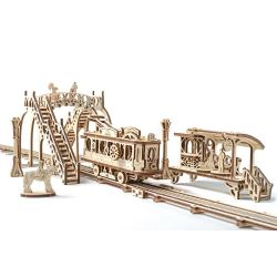 Model  Tram line 3D puzzle