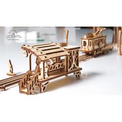 Model  Tram line 3D puzzle
