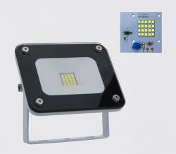 Mounting plate  floodlight 220V 1300LM 10W, white cold