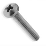 Stainless screw M2.5x10mm half round PH stainless steel 304