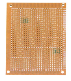 Prototype board  Getinaks with bakelite (70x90) mm.