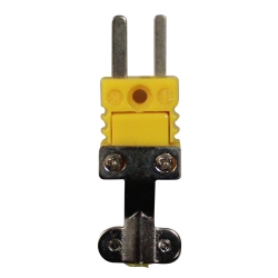 Device plug for thermocouple NZK-11, with wire clamp