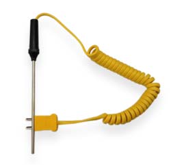 Immersion K-type thermocouple TP-10 200 mm