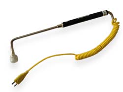 Thermocouple probe curved K-type NR-81533B (L-shaped)