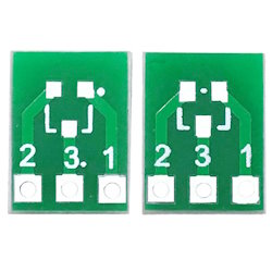 Printed circuit board SOT23-SIP adapter