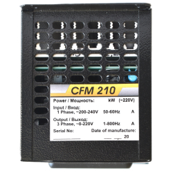Frequency converter  CFM210P 2.2KW Software: 5.0