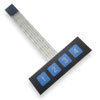 Keyboard<gtran/>  Membrane, 4 buttons (4x1), scotch tape<gtran/>