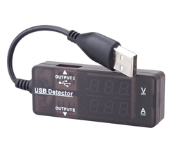 USB вольт-амперметр KW203 с передачей данных (ток до 3А)