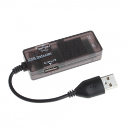  USB volt-ammeter  KW203 with data transmission (current up to 3A)