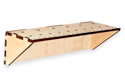 Полиця інструментальна дерев'яна для викруток