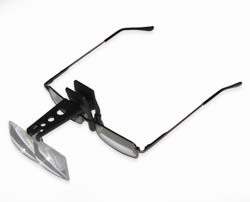 Бинокуляры-накладка на очки MG19156-2 [3 линзы х1.5 х2.5 х3.5]