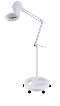 Лампа-лупа косметолога Intbright 9003LED-8D БІЛА, 8 діоптрій