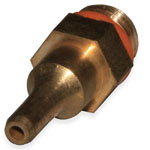 Glue gun nozzle 2x32 mm, brass