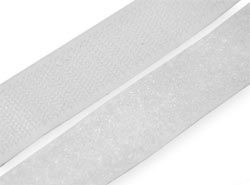 Стрічка-липучка Velcro з клейовим шаром 3m [25мм х1м, пара] БЕЛАЯ