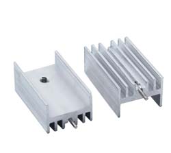 Aluminum radiator 25*15*11MM TO-220 aluminum heat sink (with pin)