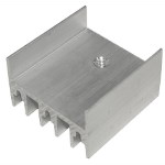 Aluminum radiator<gtran/> 25*24*16MM aluminum heat sink