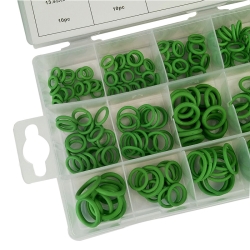 Set  MF-9879G green rubber rings 270 pieces