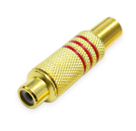 Cable socket<gtran/> RCA HM-150 Gold-Red