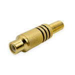 Cable socket<gtran/> RCA HM-150 Gold-Black