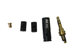 Plug to cable  Ranko 3-pin 3.5mm Black